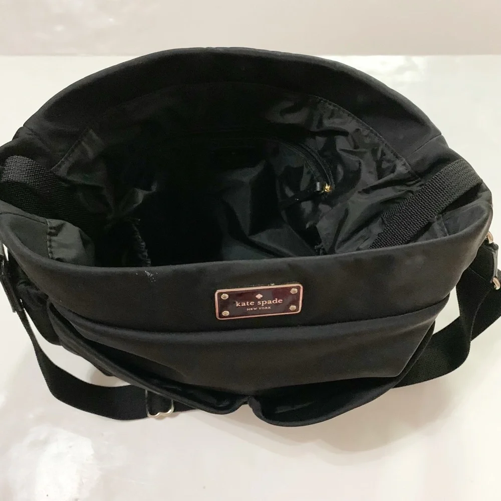 Kate Spade Black Nylon Crossbody Tote